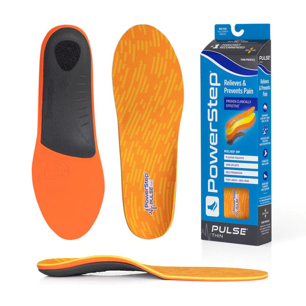 PowerStep PULSE Thin - Neutral Arch Running Insoles