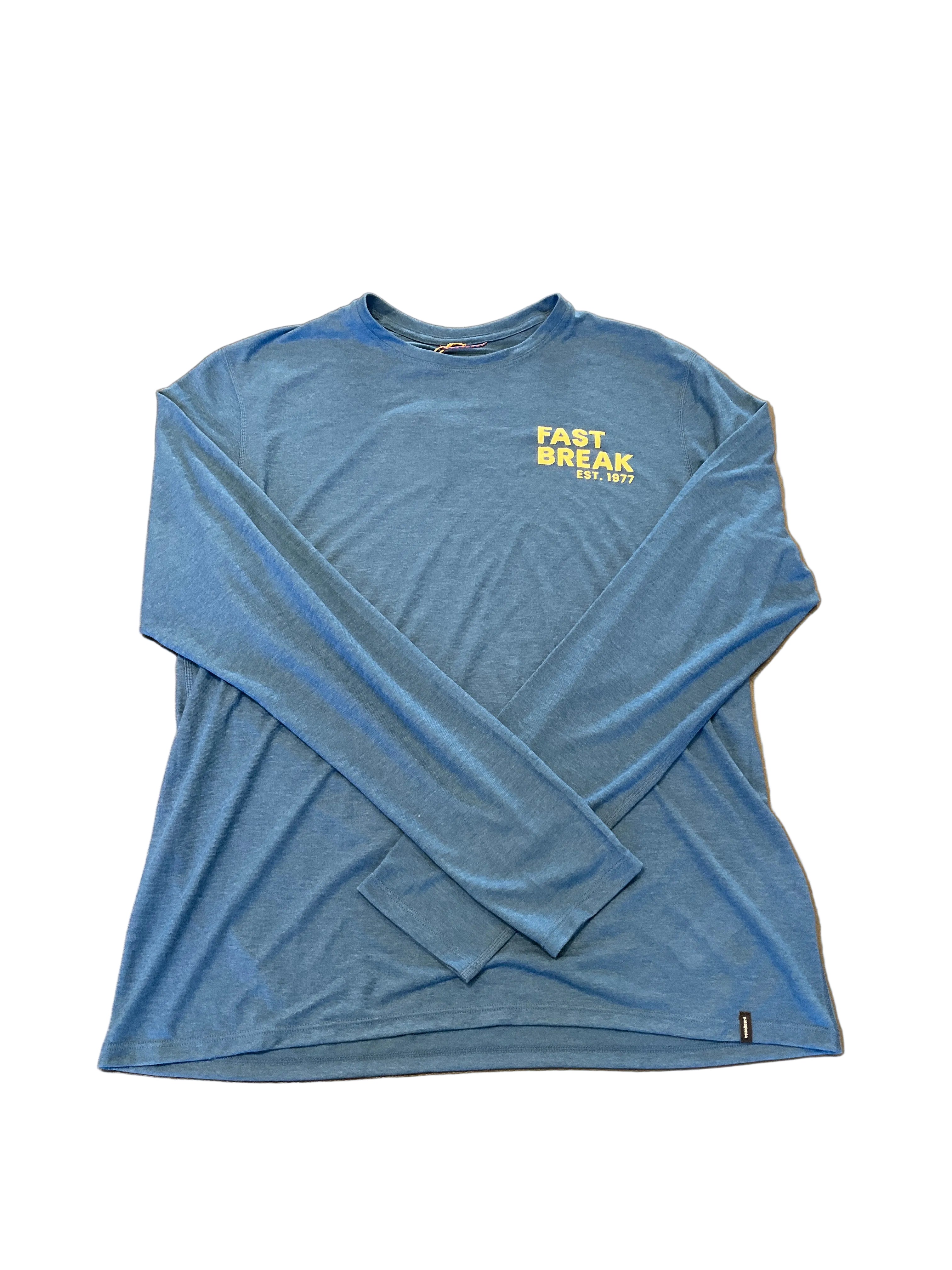 Men's Patagonia Long-Sleeved Cap Cool Trail Shirt | Fast Break Branded