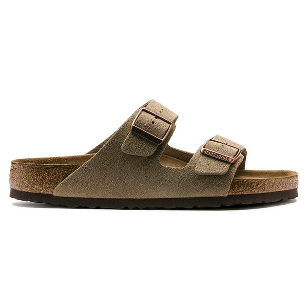 Birkenstock Arizona Suede Leather Soft Footbed Sandal