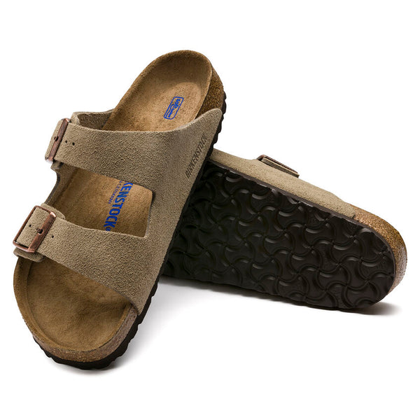 Birkenstock Arizona Suede Leather Soft Footbed Sandal
