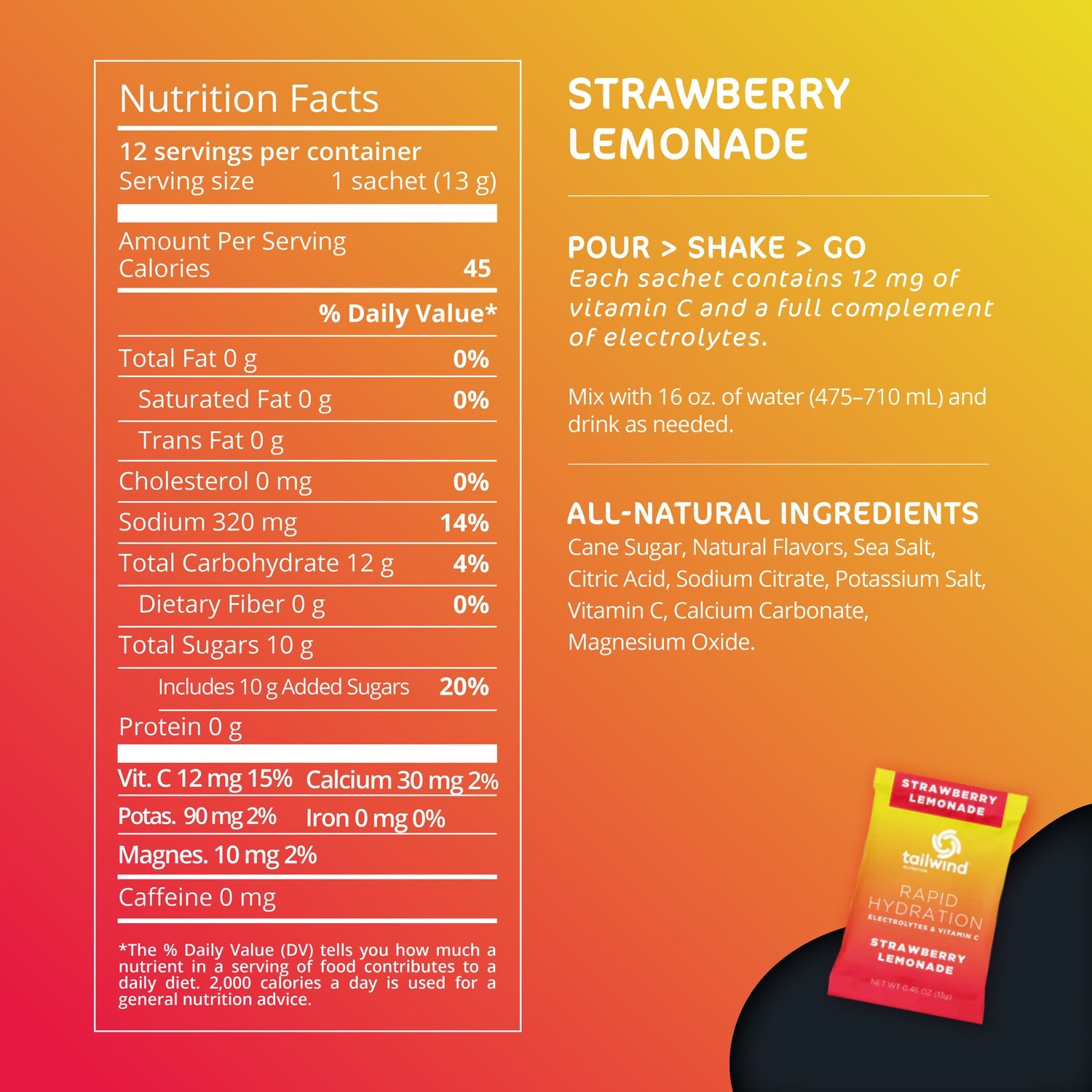 Tailwind Nutrition Rapid Hydration