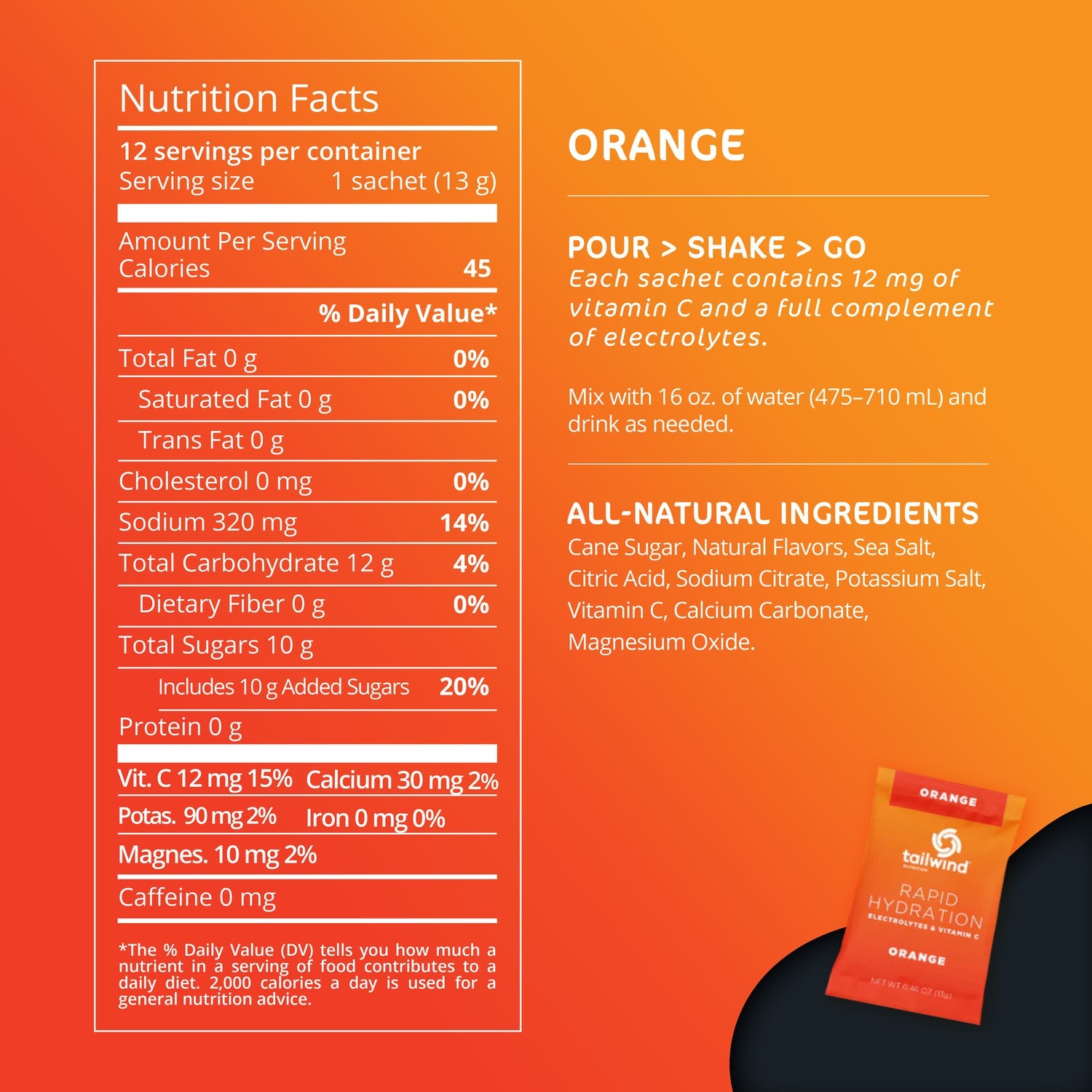 Tailwind Nutrition Rapid Hydration