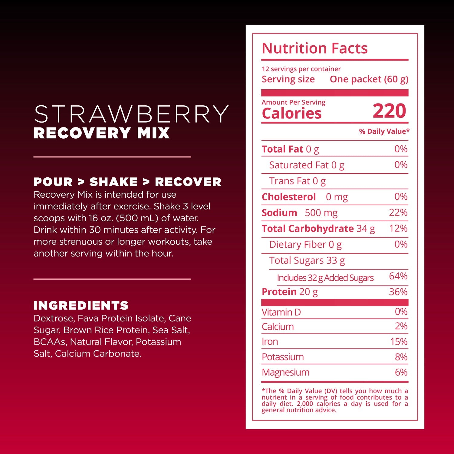 Tailwind Nutrition Rebuild Recovery