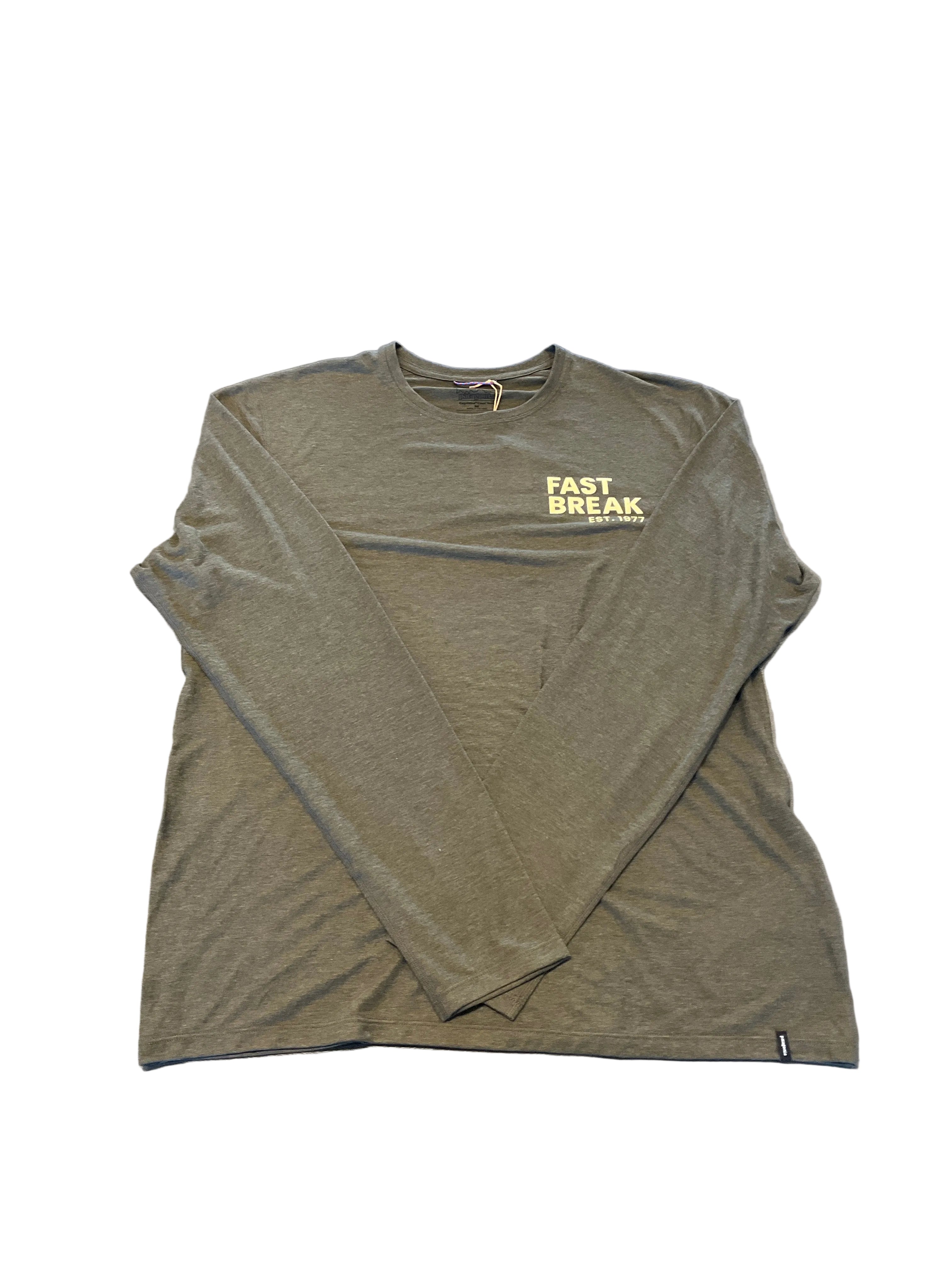 Men's Patagonia Long-Sleeved Cap Cool Trail Shirt | Fast Break Branded