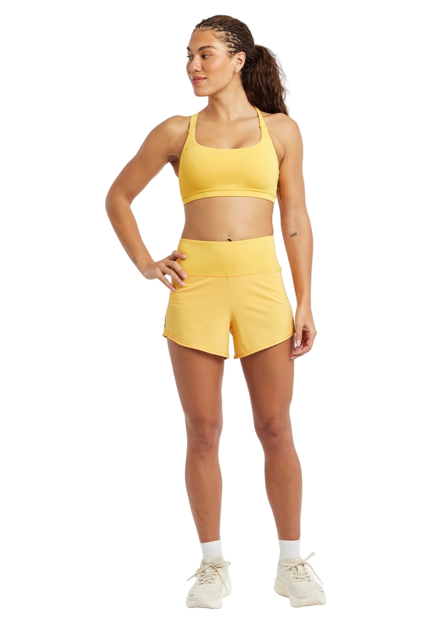 Oiselle High Rise Roga Shorts