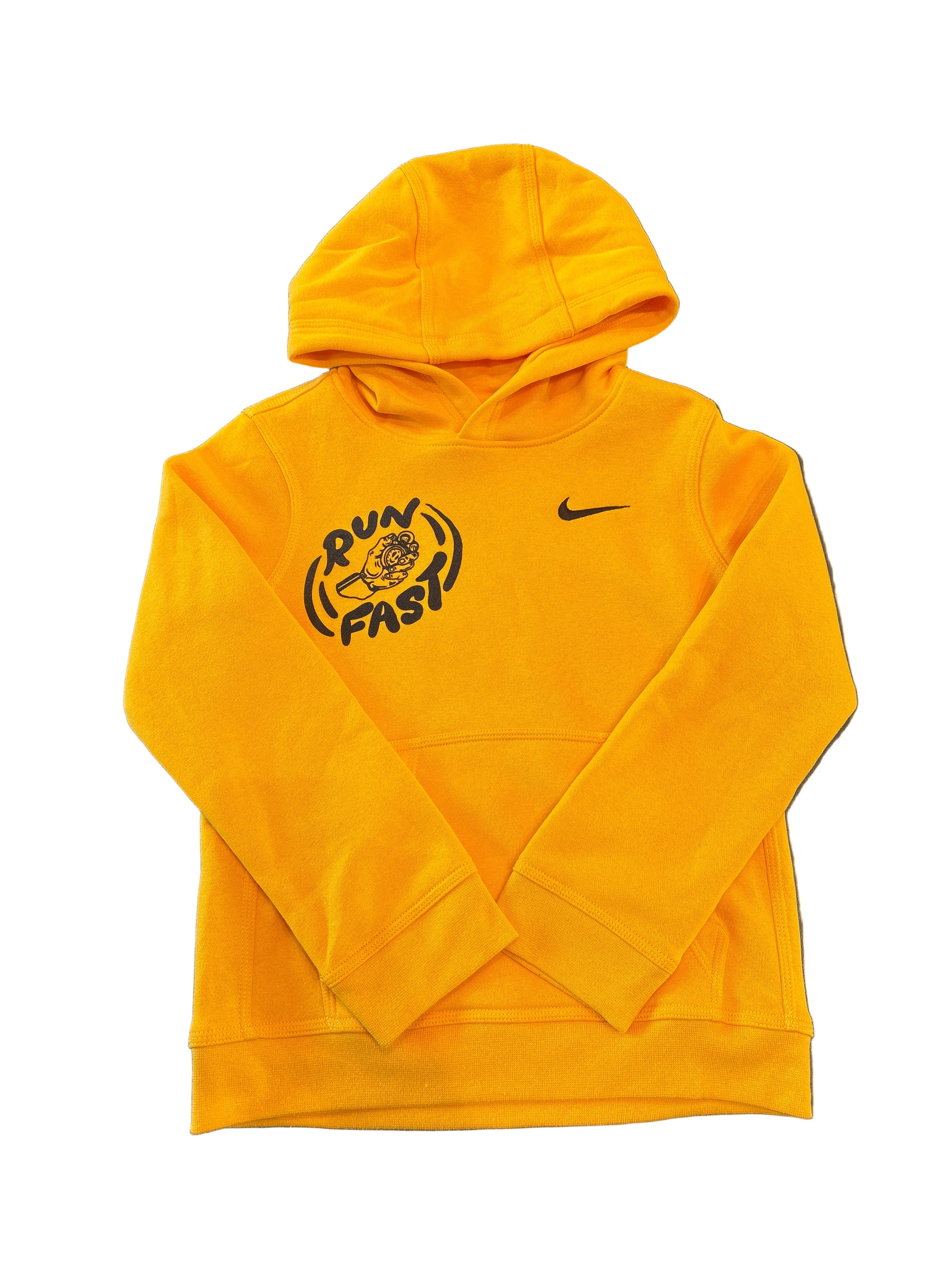 Kids' Nike Club Pullover Hoodie x Run Fast