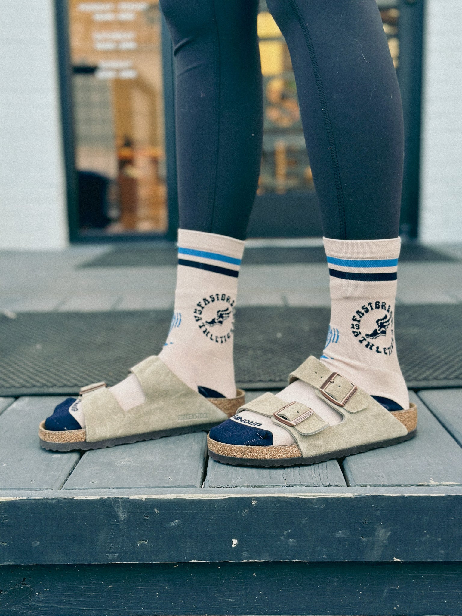 Fast Break Athletics Handup Footdown Crew Socks