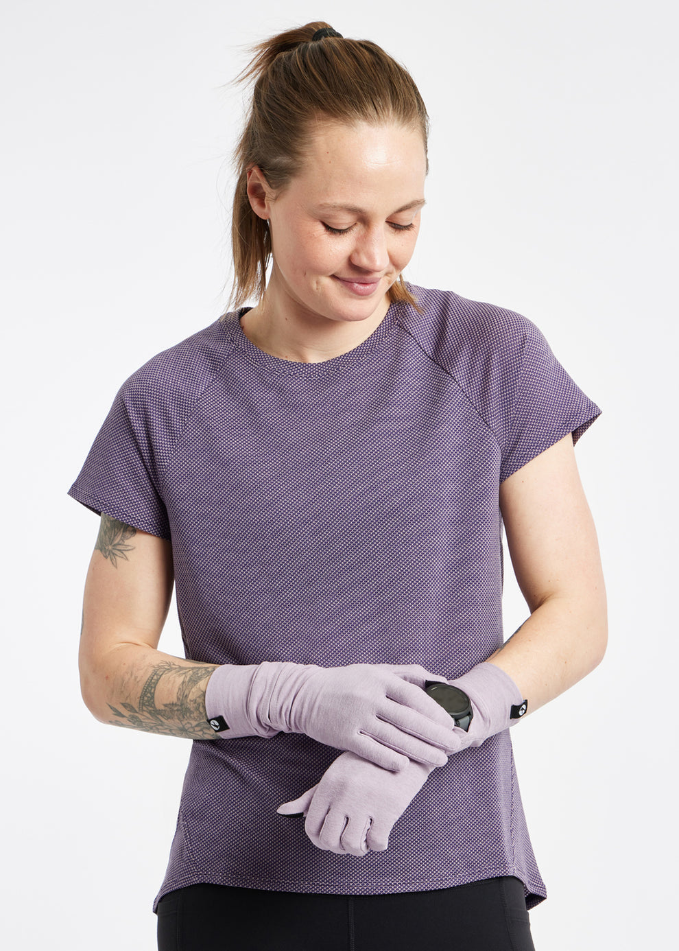 Oiselle Lux Watch Window Gloves