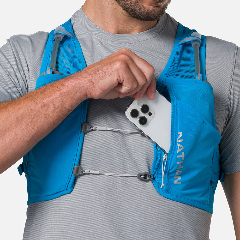 BIODEGREEN Gilet Da Corsa Con Borracce, Leggero E Traspirante Per Uomo E Donna, Zaino Di Idratazione Con Bottiglia Morbida 500 Ml, Regolabile, Per Trail Running, Maratona, Escursionismo, Ciclismo, Grigio