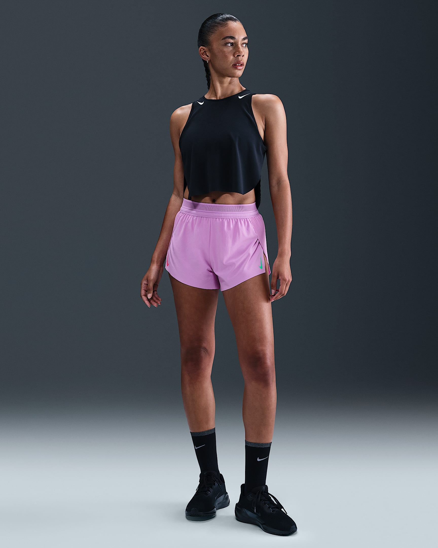 Women's Nike AeroSwift Dri-FIT ADV Mid-Rise 3" Brief-Lined Running Shorts