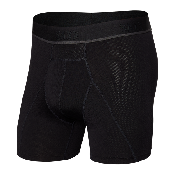 SAXX Kinetic 2 Pack Stretch Boxer Briefs - Men's Boxers in Black