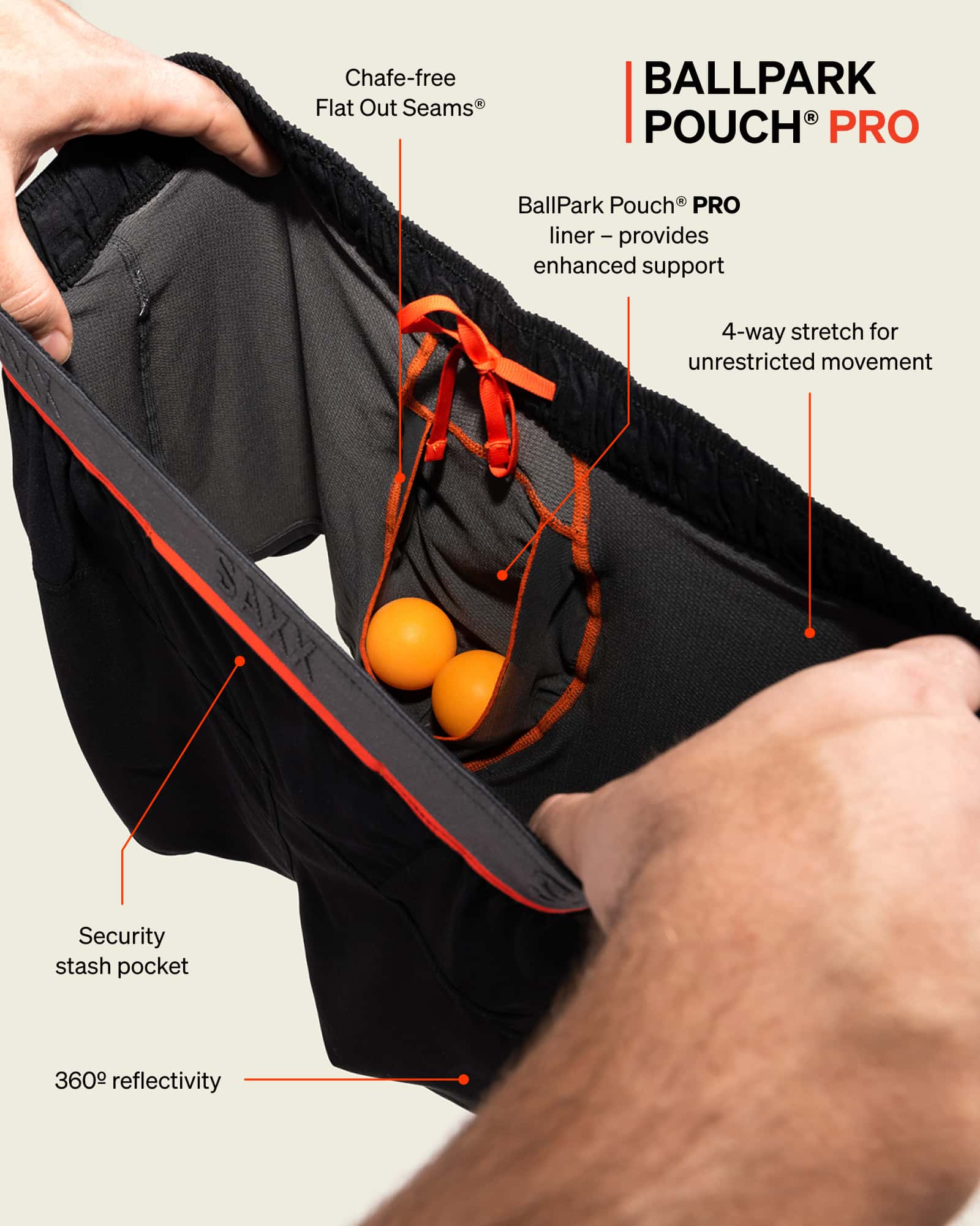 Men's Saxx Hightail 2N1  5” Run Short