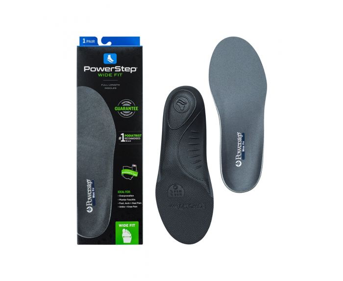 PowerStep Wide Fit Full Length Insoles Fast Break Athletics