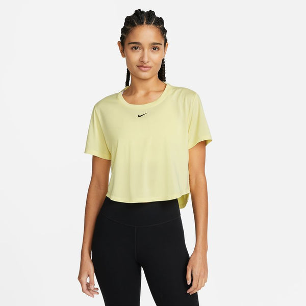 Women's Nike Dri-FIT One  Standard Fit Short-Sleeve Cropped Top