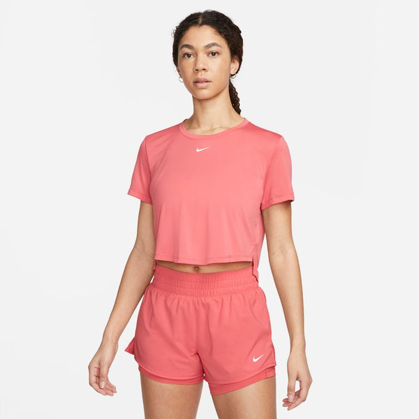 Women's Nike Dri-FIT One  Standard Fit Short-Sleeve Cropped Top