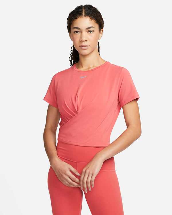 Women's NIke Dri-FIT One Luxe Twist Cropped SS Top